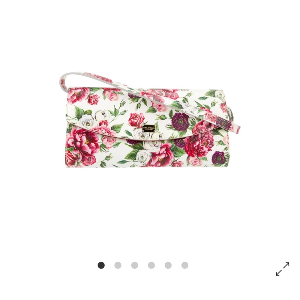 Dolce & Gabbana Pink Floral Clutch